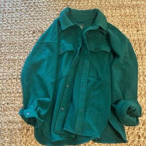 Women’s Wild Fable Green Shirt Jacket